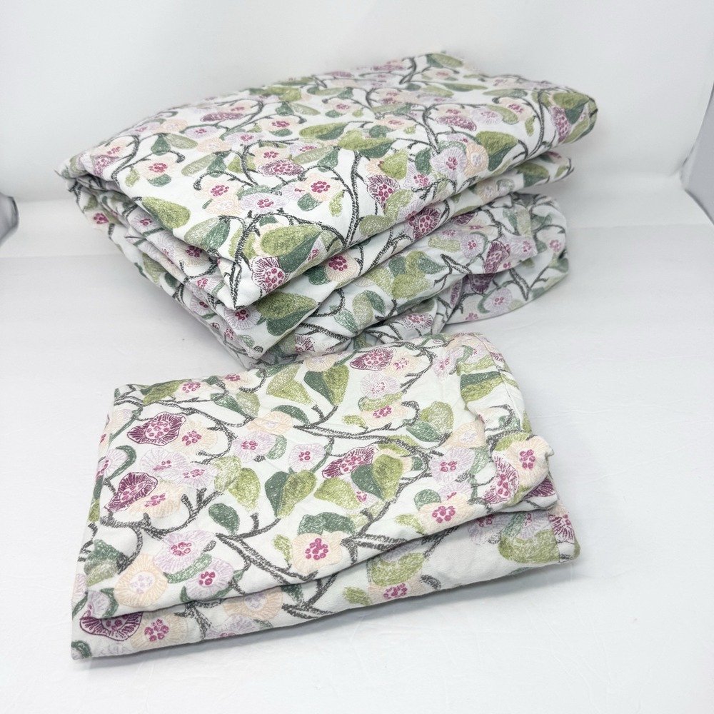 Opalhouse Jungalow Autumn Blossom QUEEN Sheet Set Flat & Fitted Sheet Pillowcase